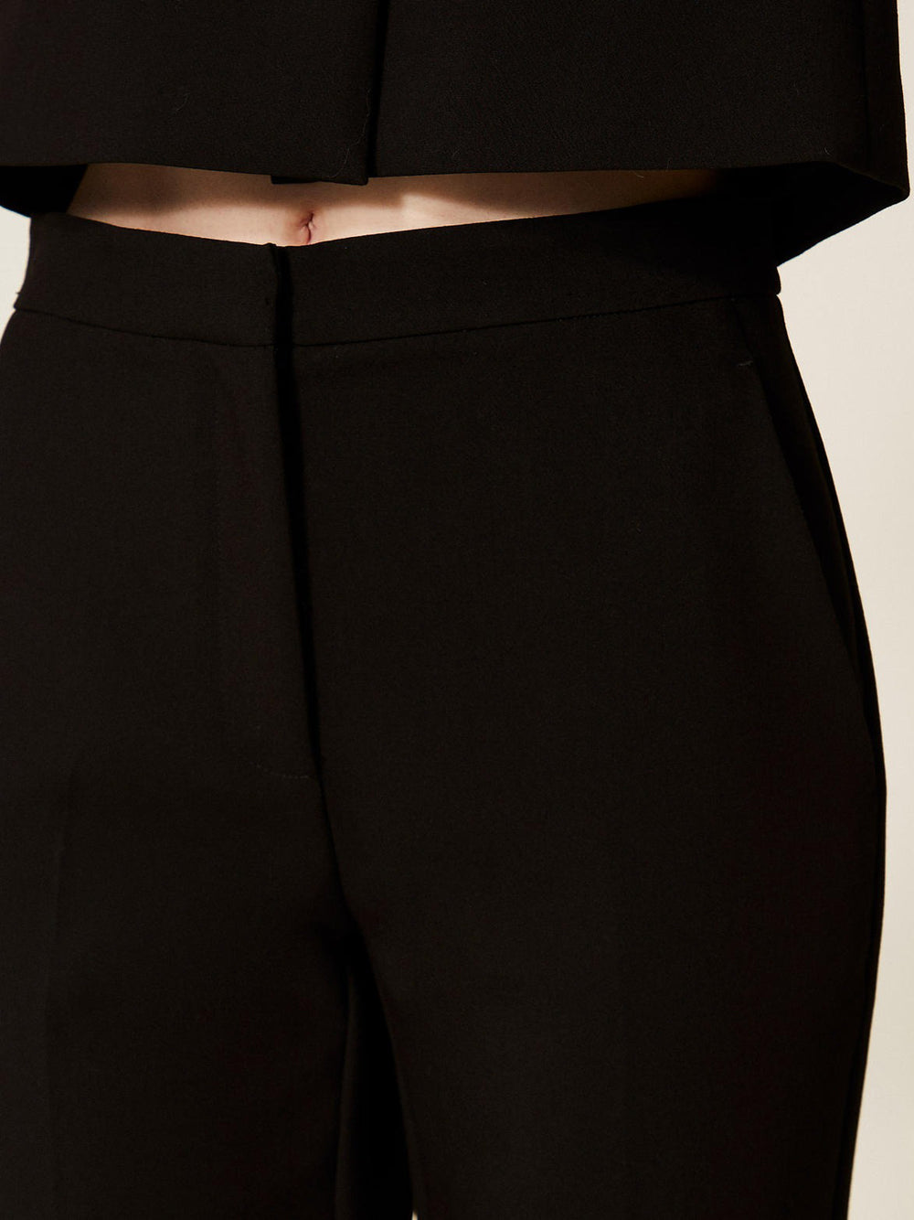 Pantalone Zampa Twin Set da Donna - Nero