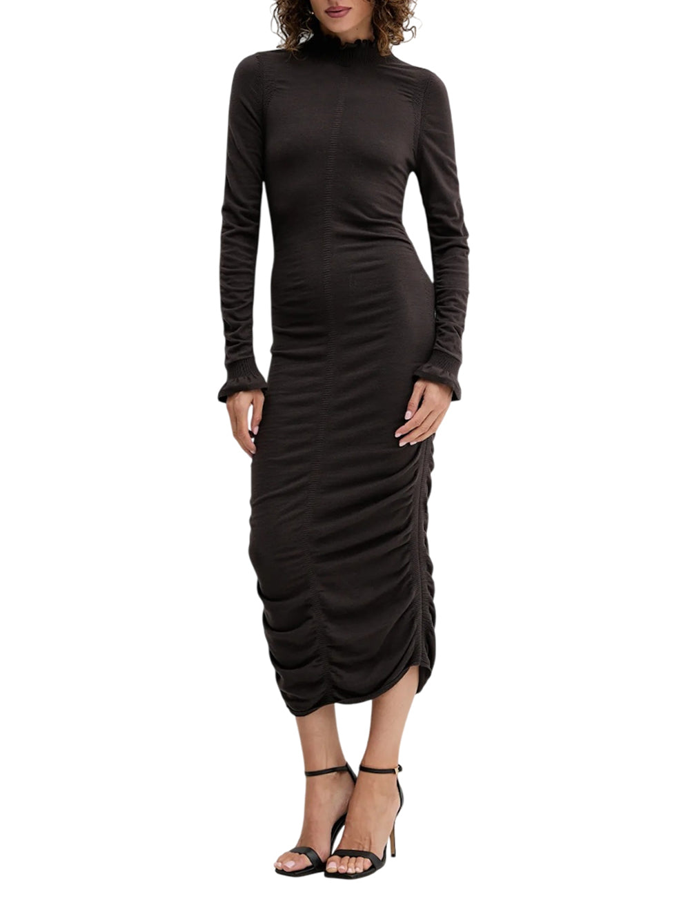 Vestito Longuette Twin Set da Donna - Marrone