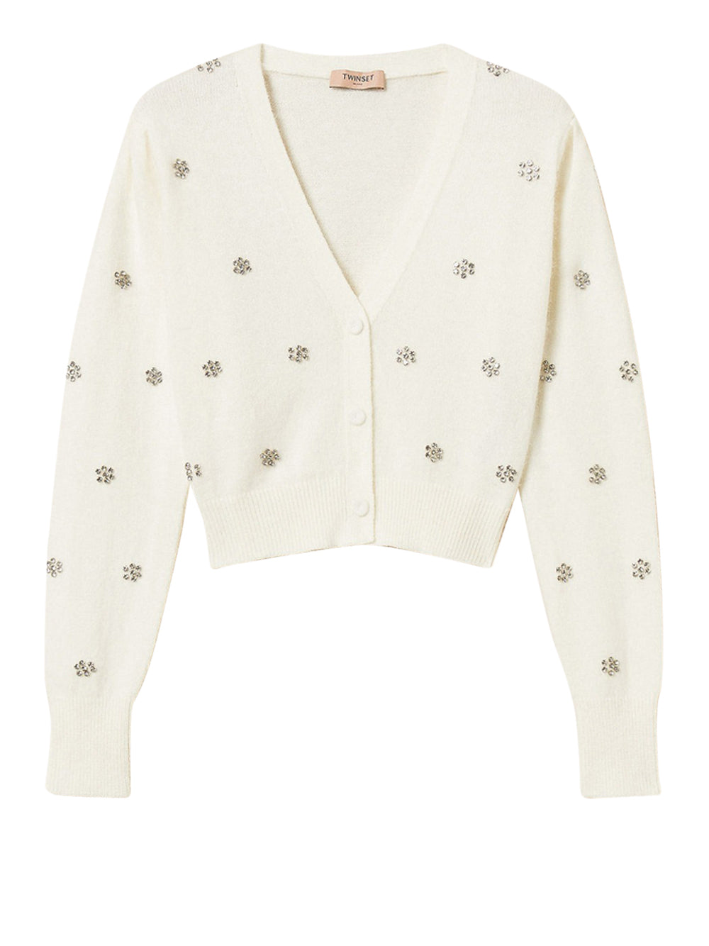 Cardigan Twin Set da Donna - Bianco