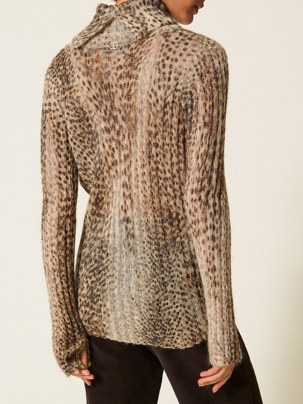 Dolcevita Twin Set da Donna - Marrone Marrone