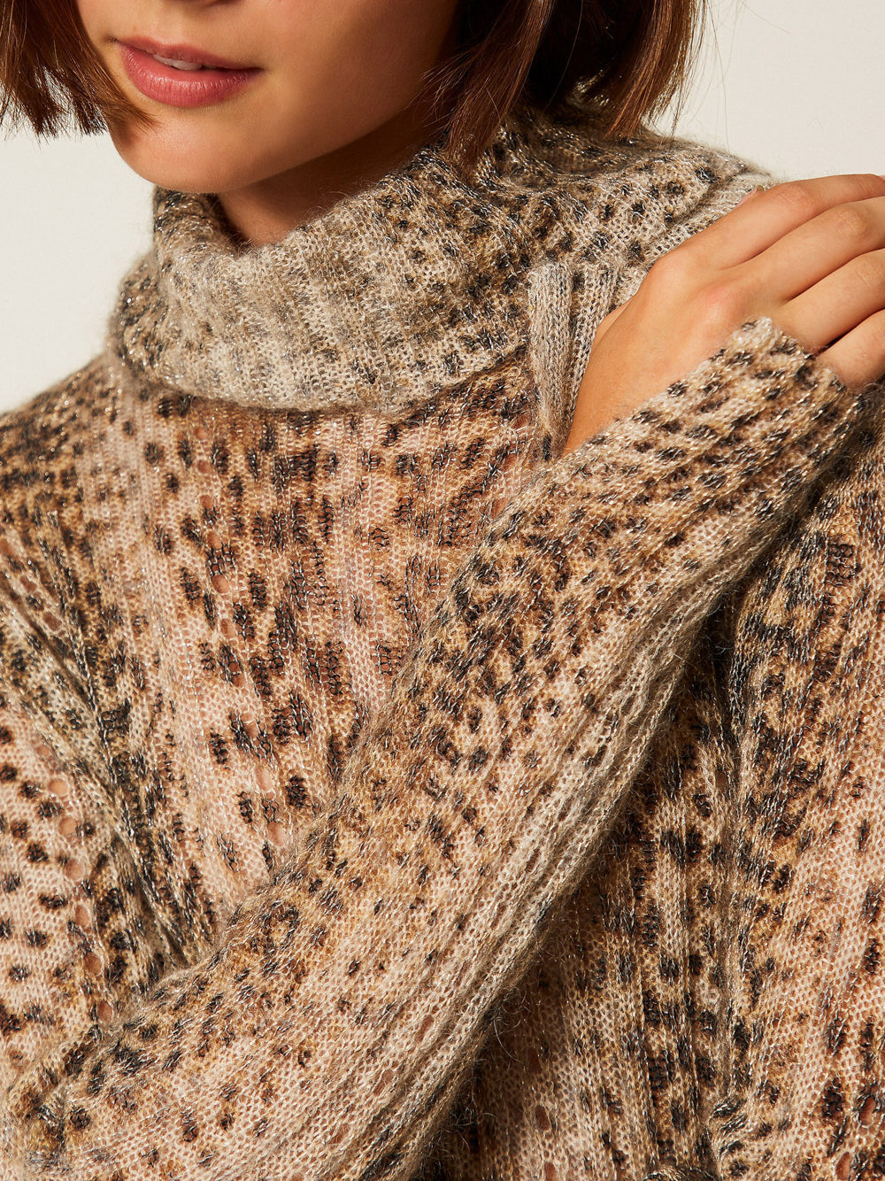 Dolcevita Twin Set da Donna - Marrone Marrone