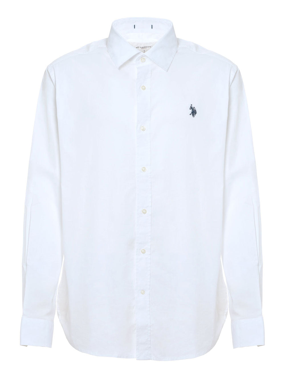 Camicia Classica U.S. Polo Assn. Slim Fit da Uomo - Bianco