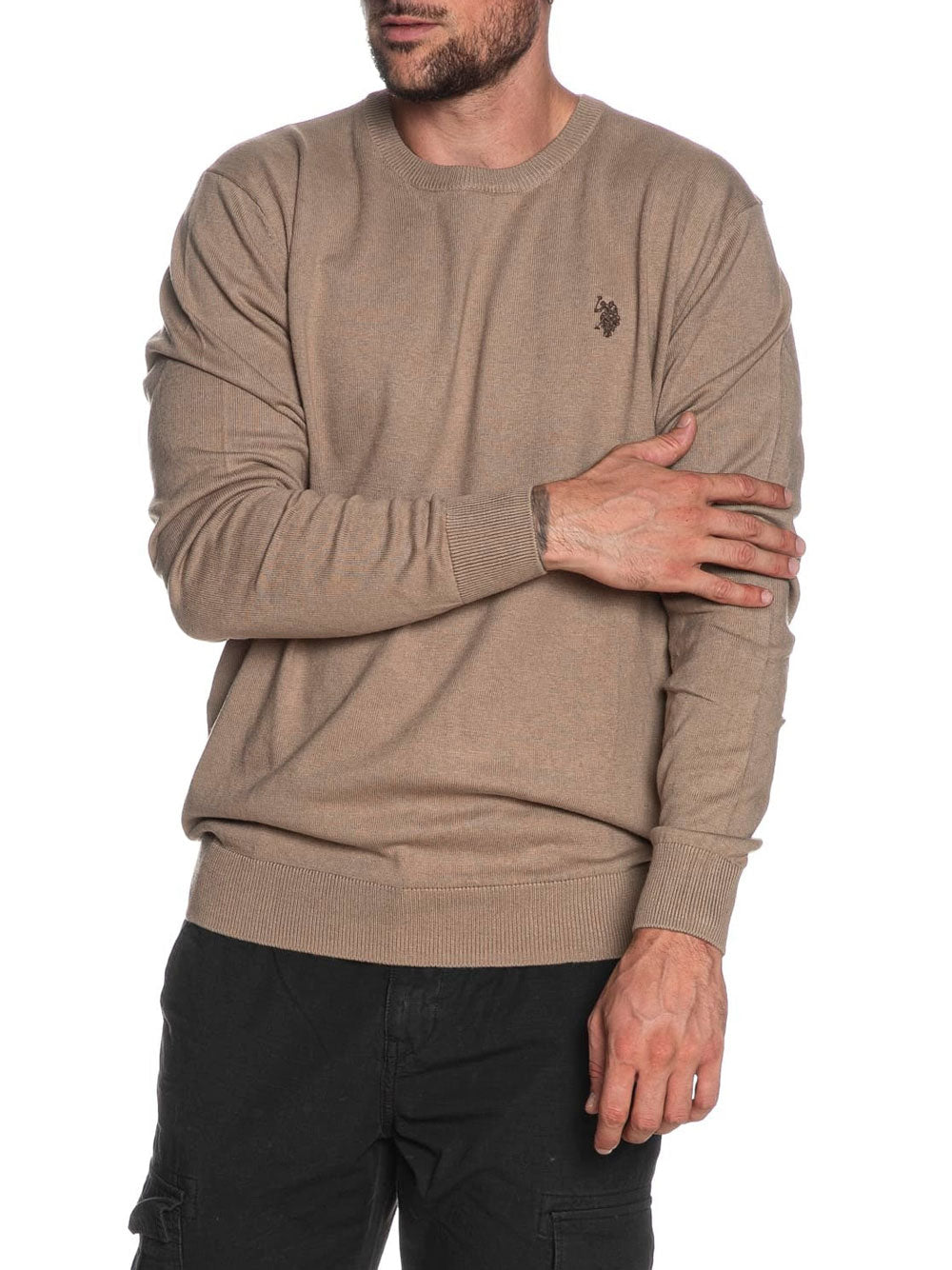 Pullover U.S. Polo Assn. Leon da Uomo - Beige