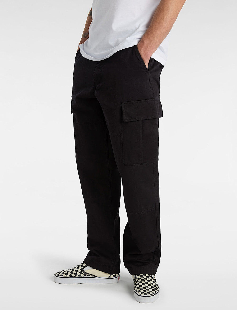 Pantalone Cargo Vans da Uomo - Nero