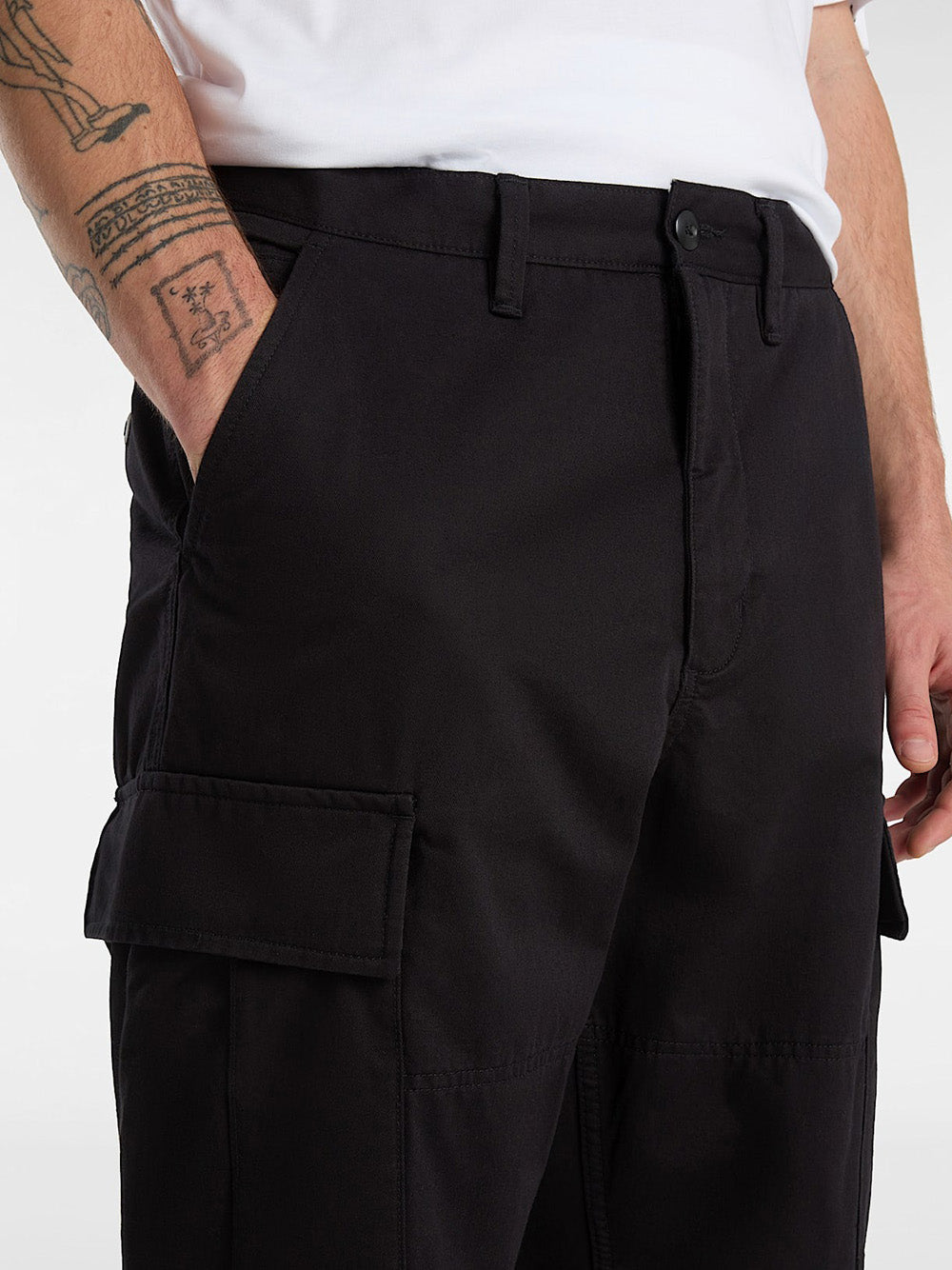 Pantalone Cargo Vans da Uomo - Nero