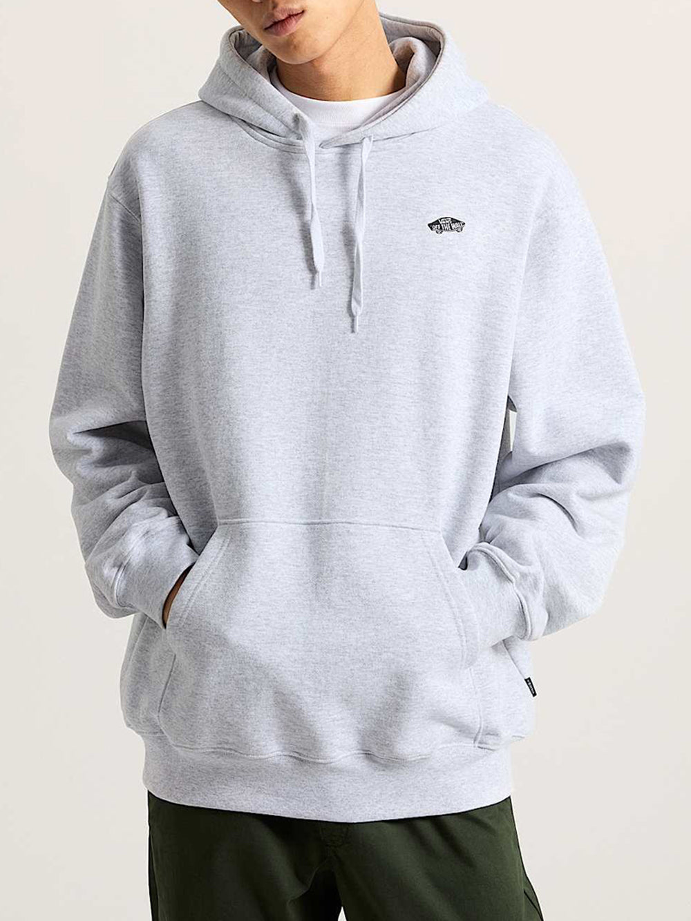 Felpa Cappuccio Vans Style 76 da Uomo - Grigio