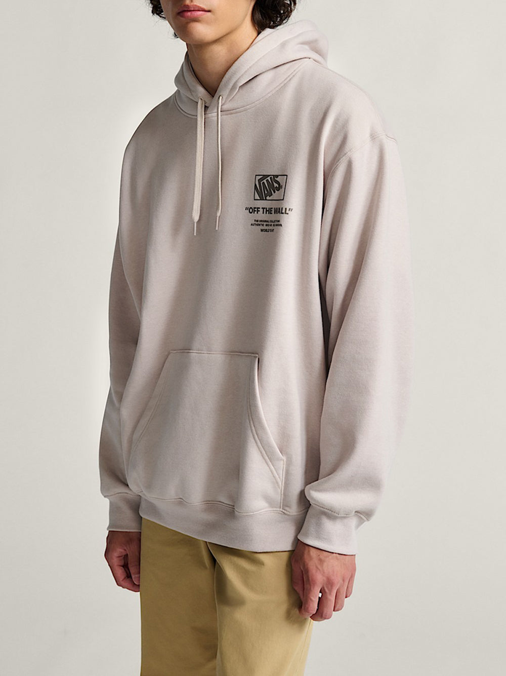 Felpa Cappuccio Vans da Uomo - Beige