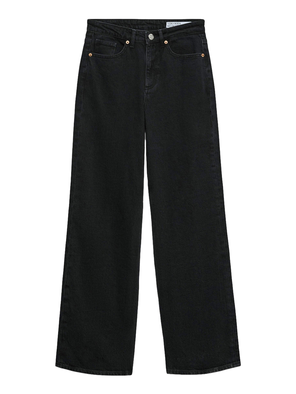 Jeans Wide Vero Moda da Donna - Nero