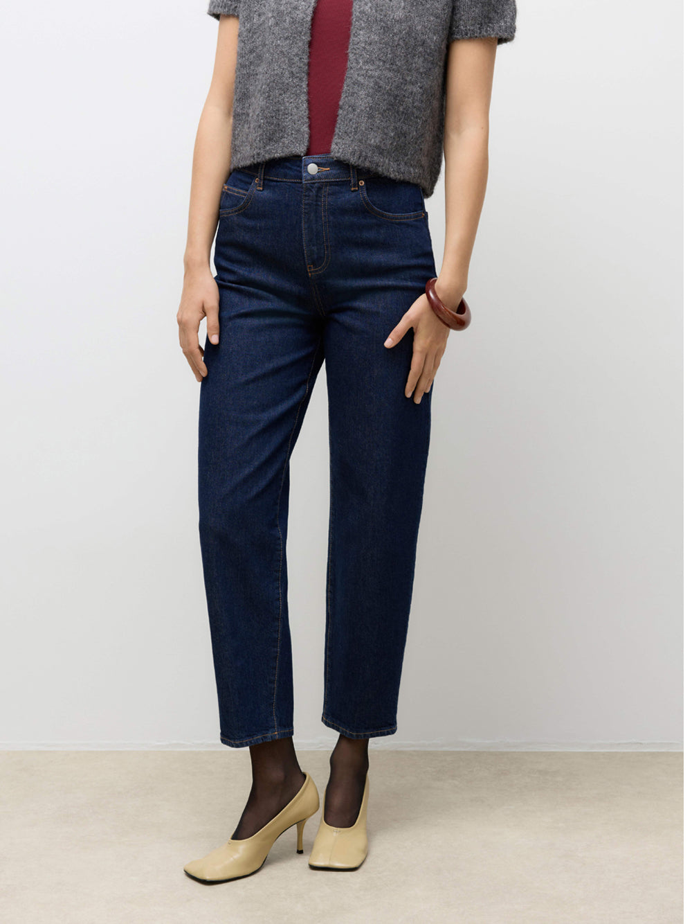 Jeans Mom Vero Moda da Donna - Denim