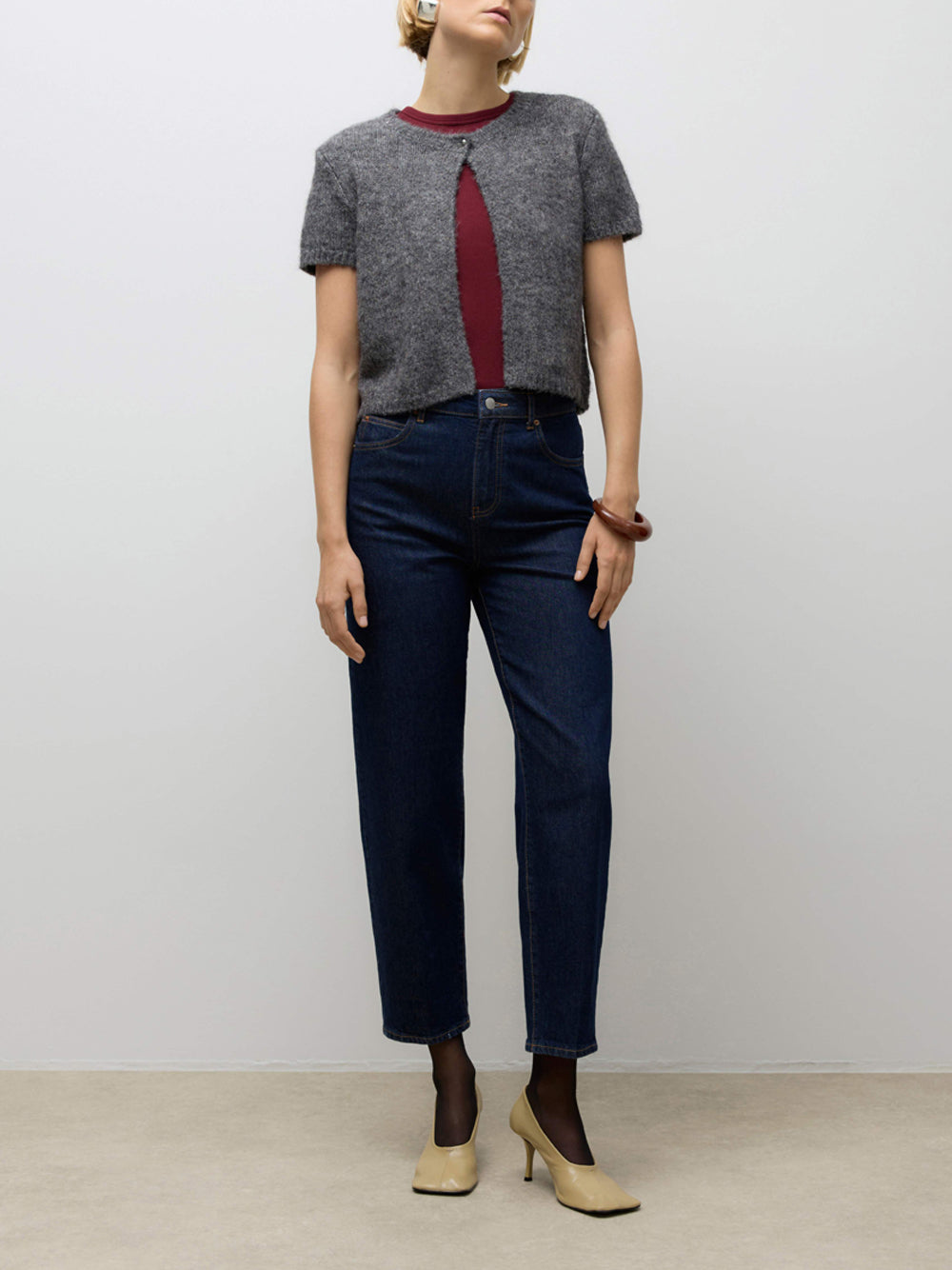Jeans Mom Vero Moda da Donna - Denim