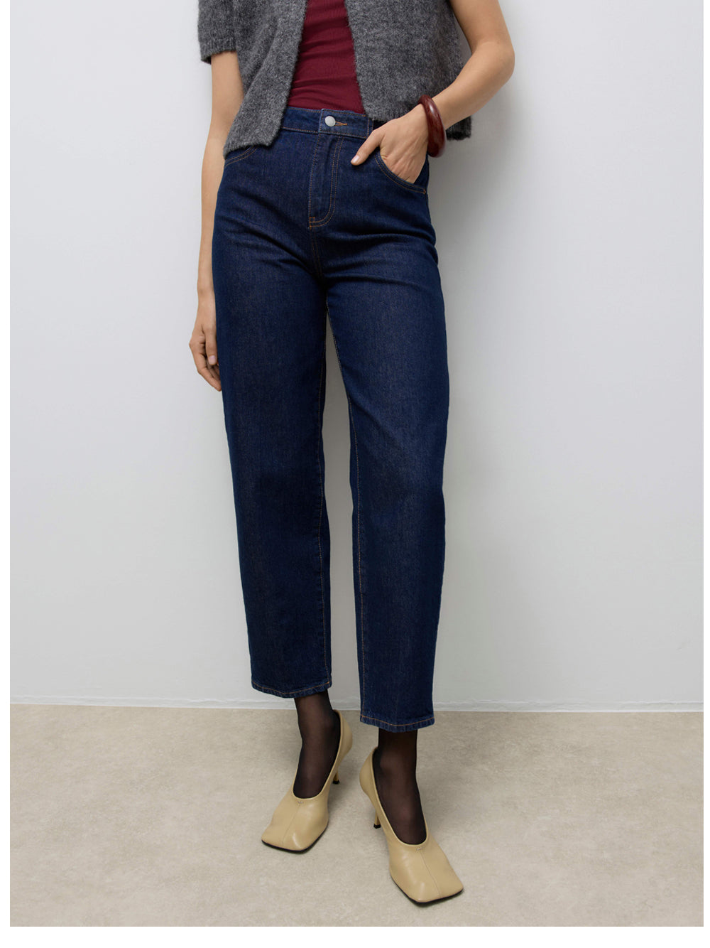 Jeans Mom Vero Moda da Donna - Denim