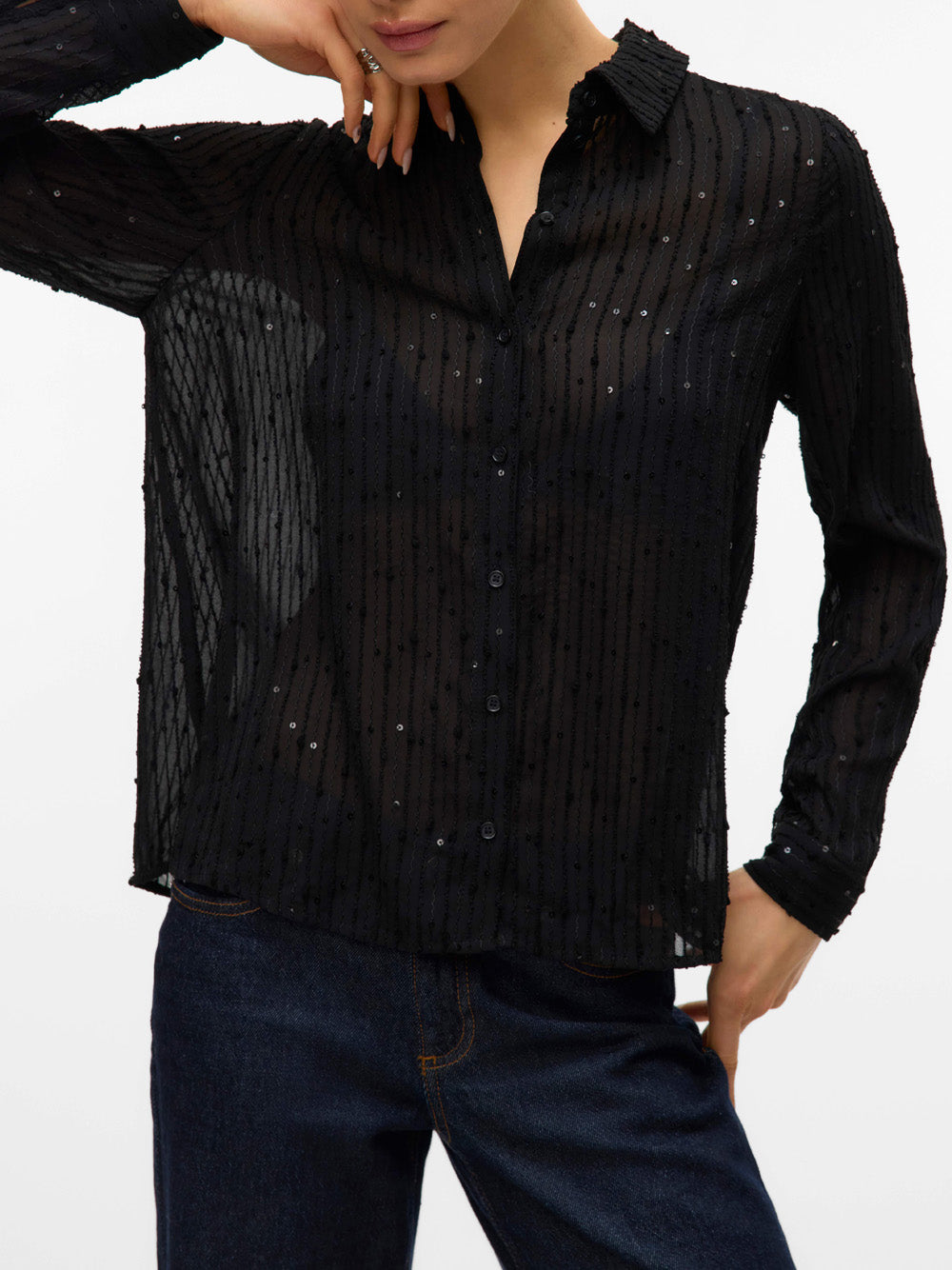 Camicia Vero Moda da Donna - Nero