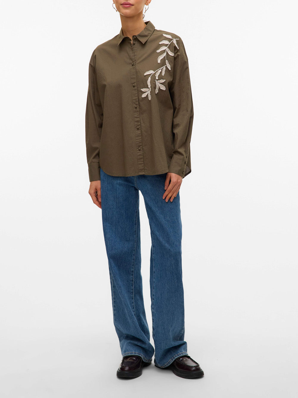 Camicia Casual Vero Moda da Donna - Verde