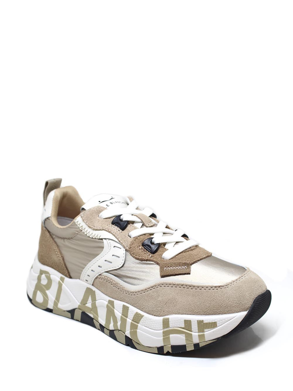 Voile Blanche Sneakers Donna Mod. 001201747527 CLUB 105 2E41 Platinum Oro