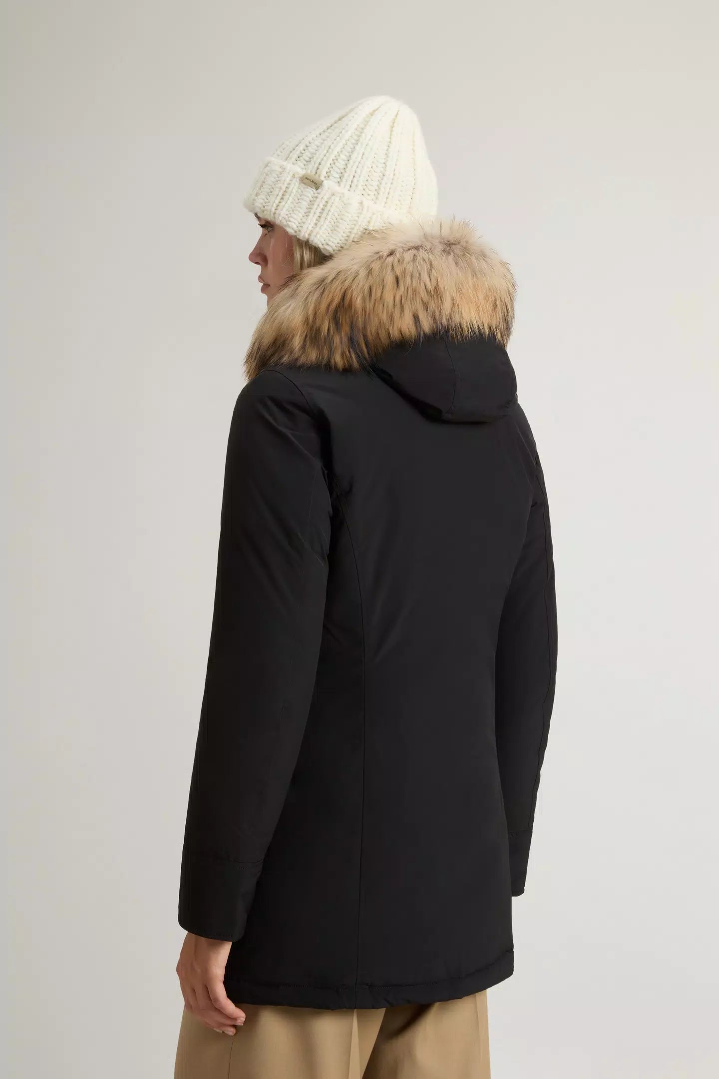 Woolrich LUXURY ARCTIC RACCOON PARKA Nero