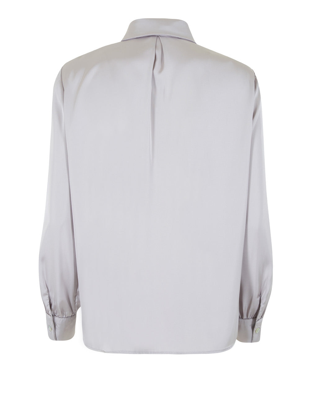 Camicia Yes Zee Con Fiocco da Donna - Grigio