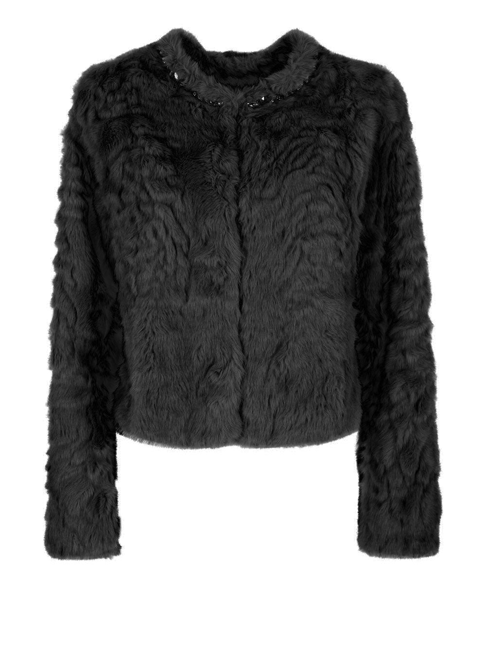 Pelliccia Yes Zee Eco da Donna - Nero
