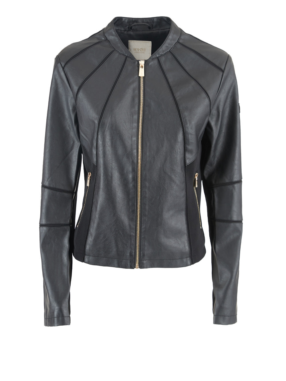 Giubbino Yes Zee Ecopelle da Donna - Nero