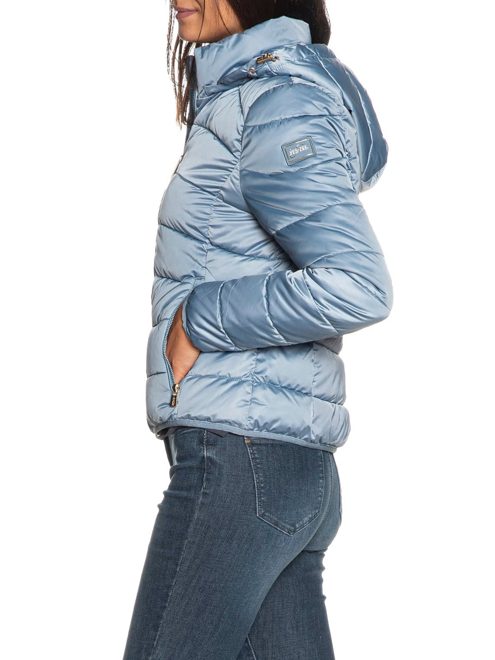 Piumino Yes Zee da Donna - Celeste