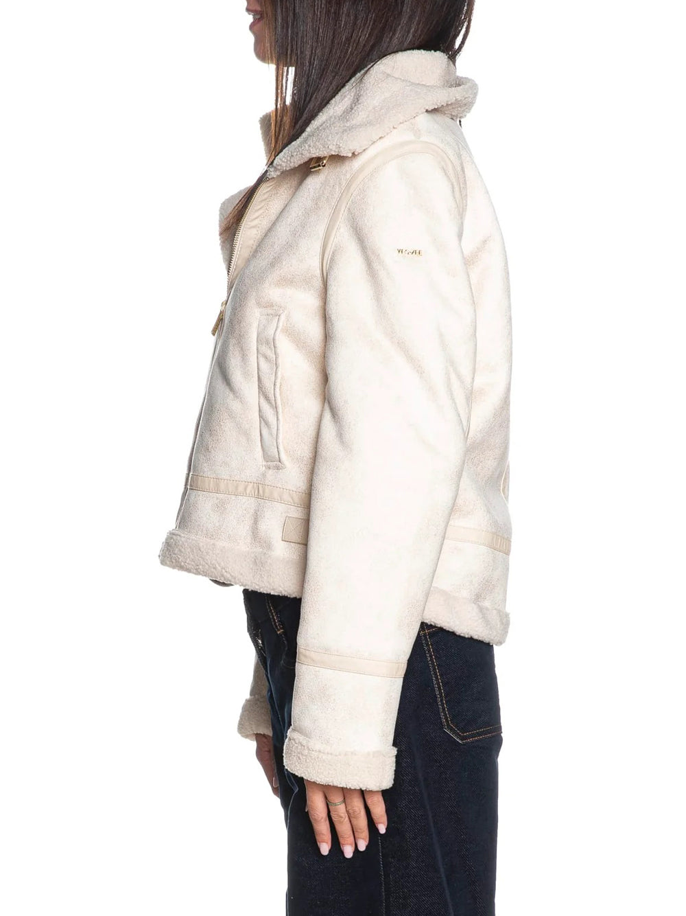 Giubbino Yes Zee Teddy da Donna - Avorio