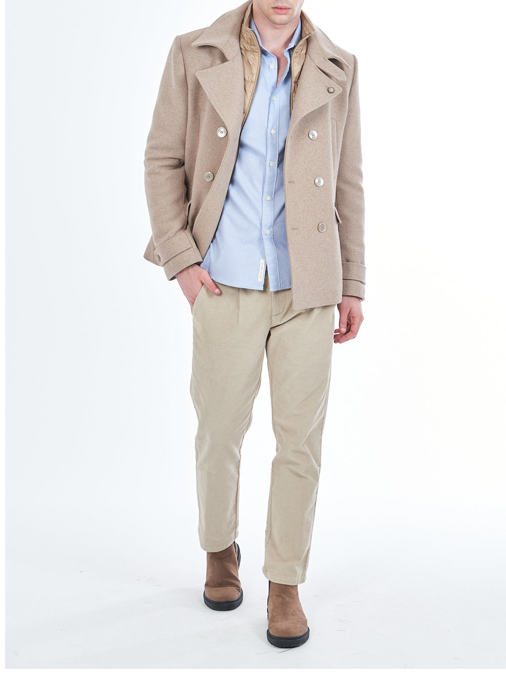 Cappotto Yes Zee da Uomo - Marrone