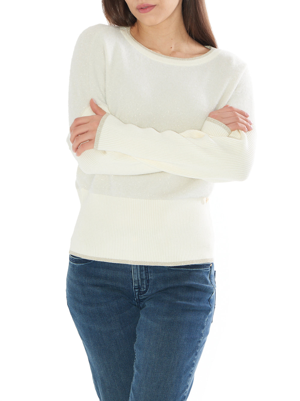 Pullover Yes Zee da Donna - Avorio