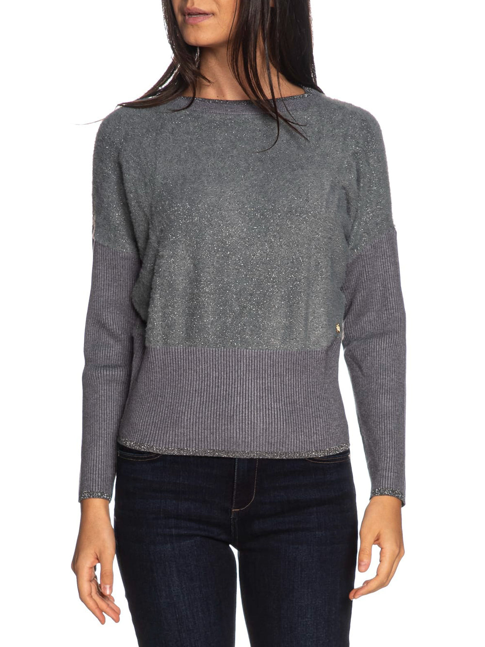 Pullover Yes Zee da Donna - Grigio