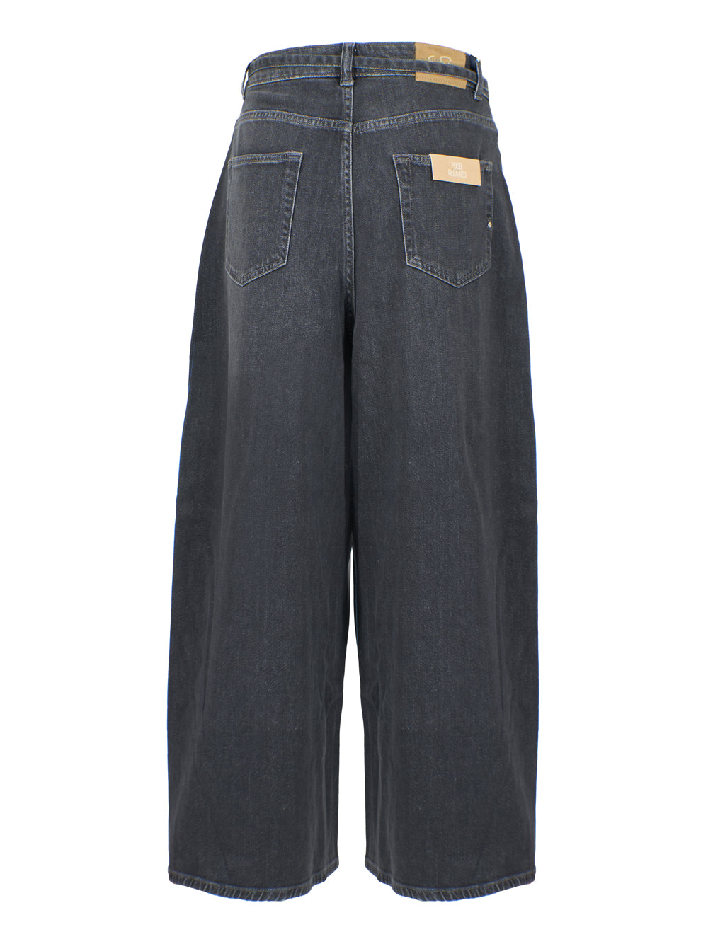 Jeans Wide Yes Zee da Donna - Nero