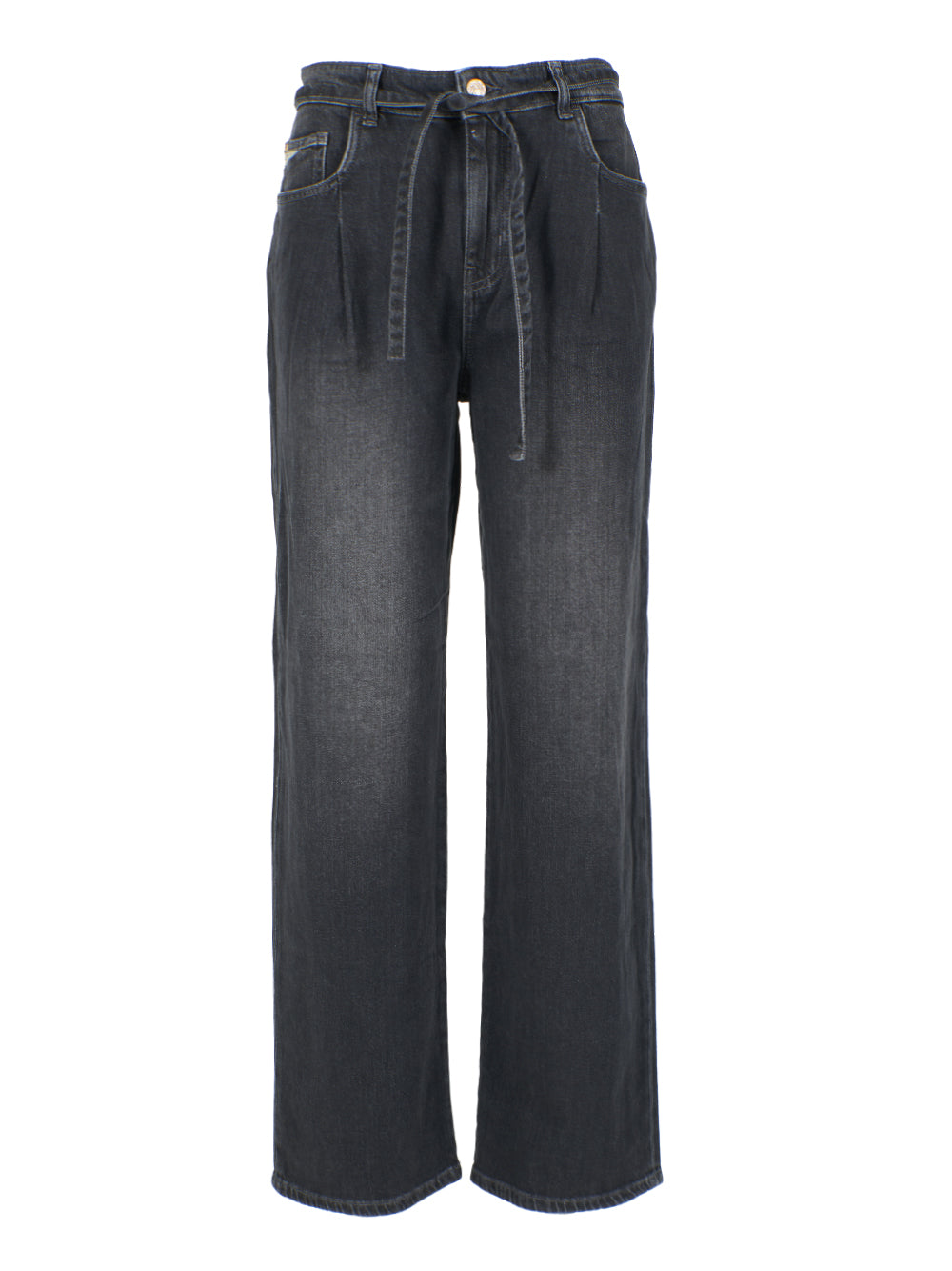 Jeans Straight Yes Zee da Donna - Nero