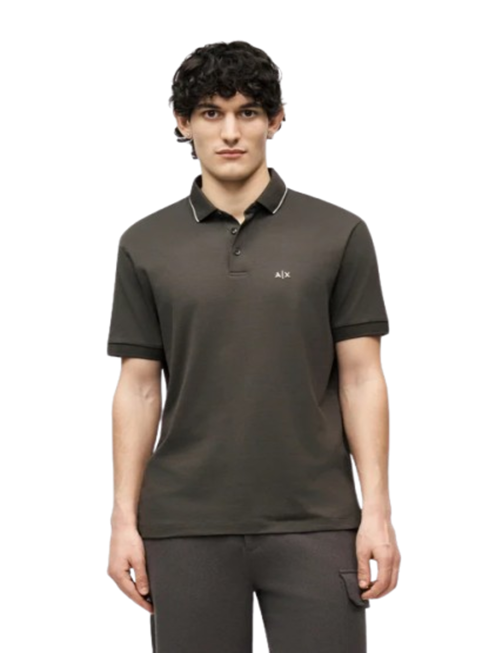A|X Armani Exchange Polo Manica Corta Uomo Mod. XM001289 AF10363 M8317 Verde