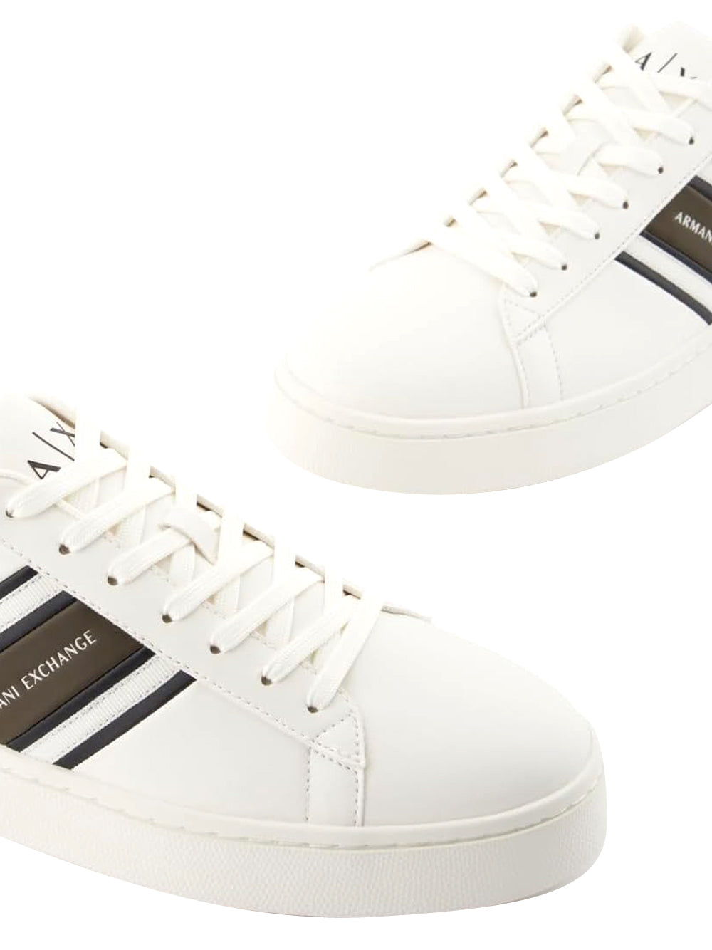 A|X Armani Exchange Sneakers Uomo Mod. XM002198 AF21421 MZ439 Bianco