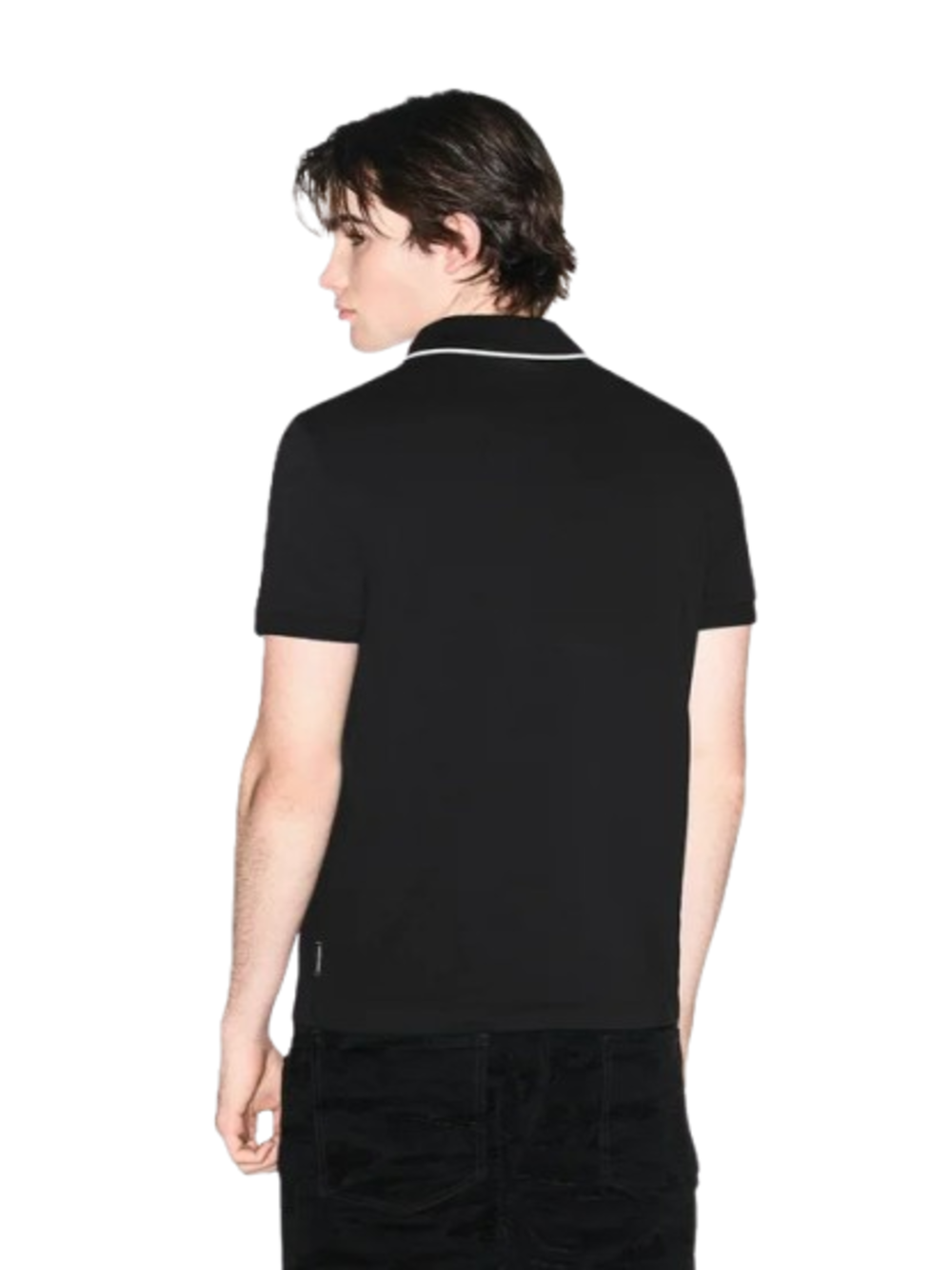 A|X Armani Exchange Polo Manica Corta Uomo Mod. XM002401 AF10366 UC001 Nero