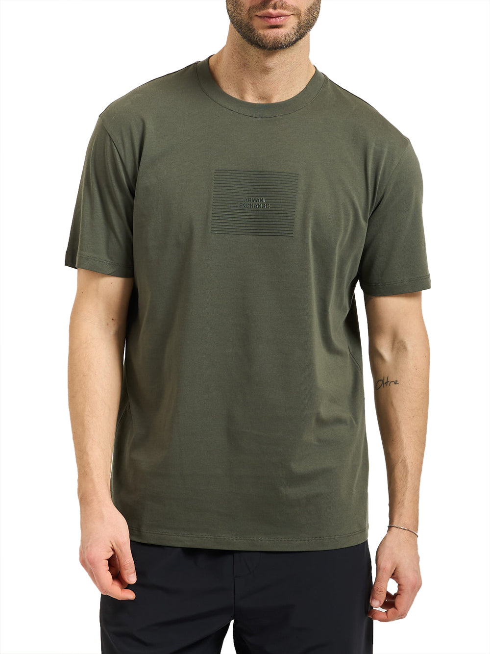 A|X Armani Exchange T-shirt Uomo Mod. XM002456 AF10356 U8144 Verde