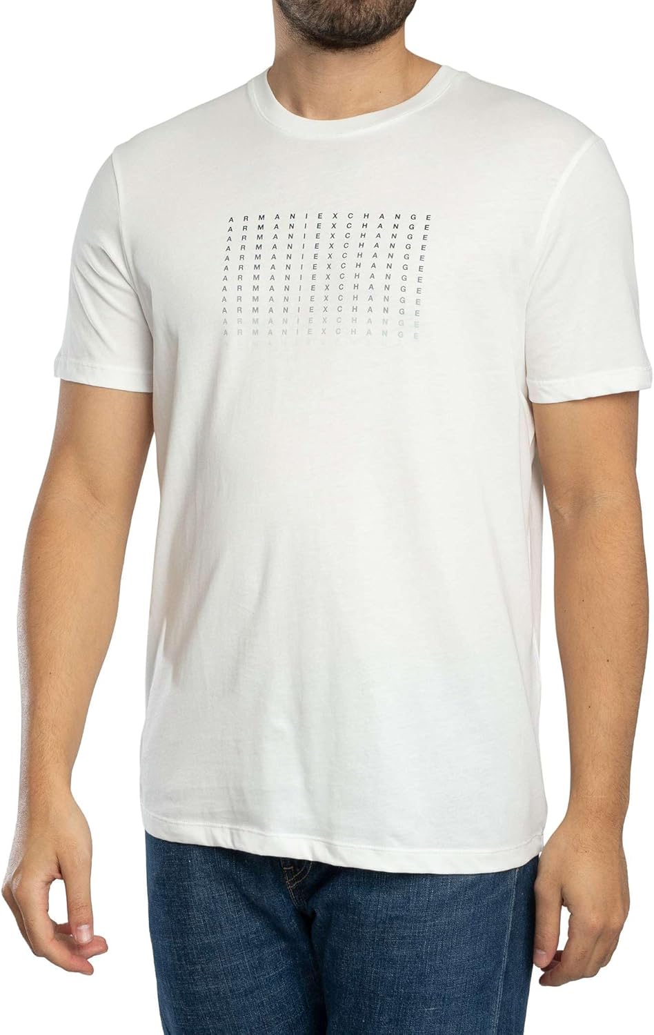A|X Armani Exchange T-shirt Uomo Mod. XM002519 AF10334 U0009 Bianco