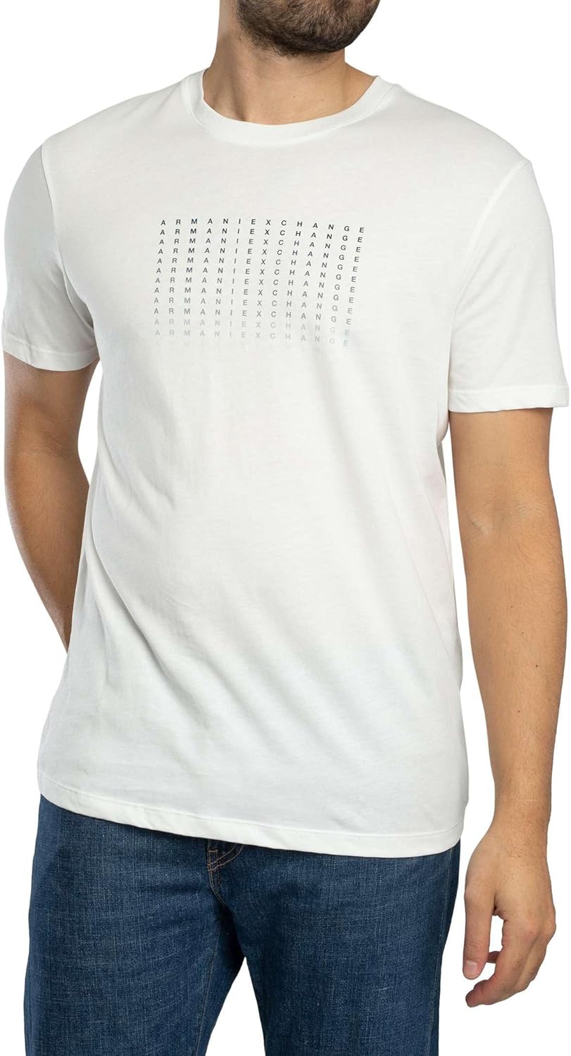 A|X Armani Exchange T-shirt Uomo Mod. XM002519 AF10334 U0009 Bianco