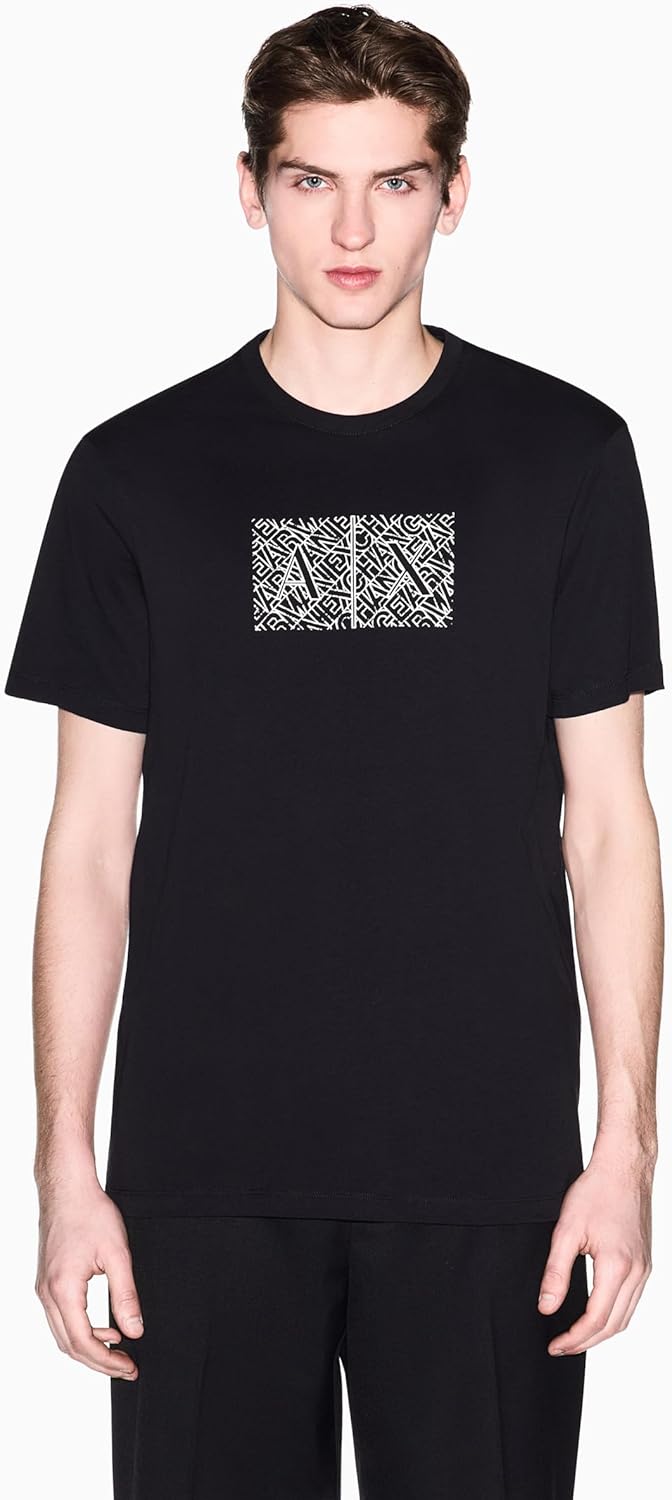 A|X Armani Exchange T-shirt Uomo Mod. XM002784 AF10356 UC001 Nero