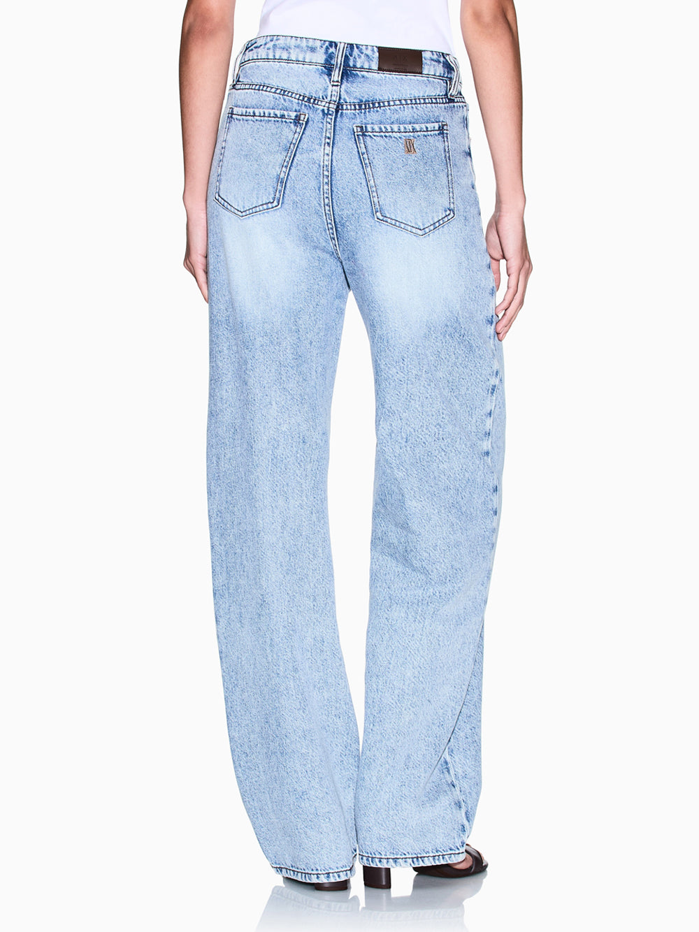 A|X Armani Exchange Jeans Donna Mod. XW000100 AF21338 MB001 Denim Blu