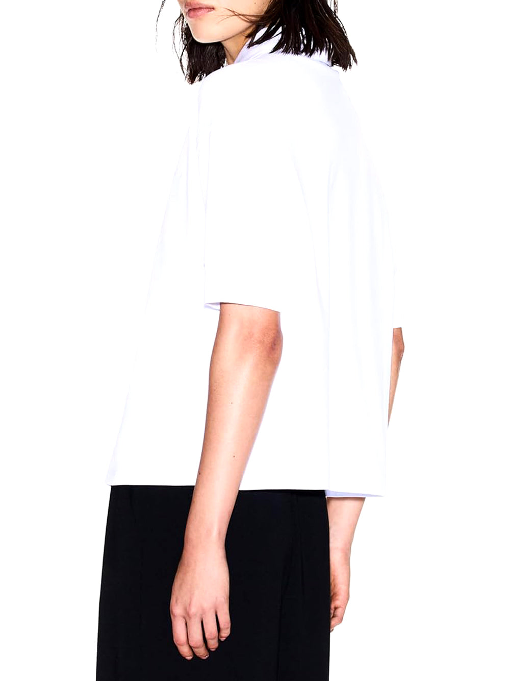 A|X Armani Exchange Polo M/C Donna Mod. XW000887 AF10819 U0002 Bianco