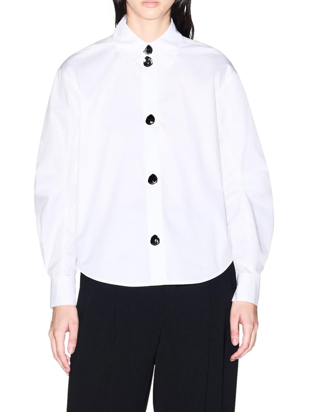 A|X Armani Exchange Camicia Manica Lunga Donna Mod. XW002008 AF18862 U0002 Bianco