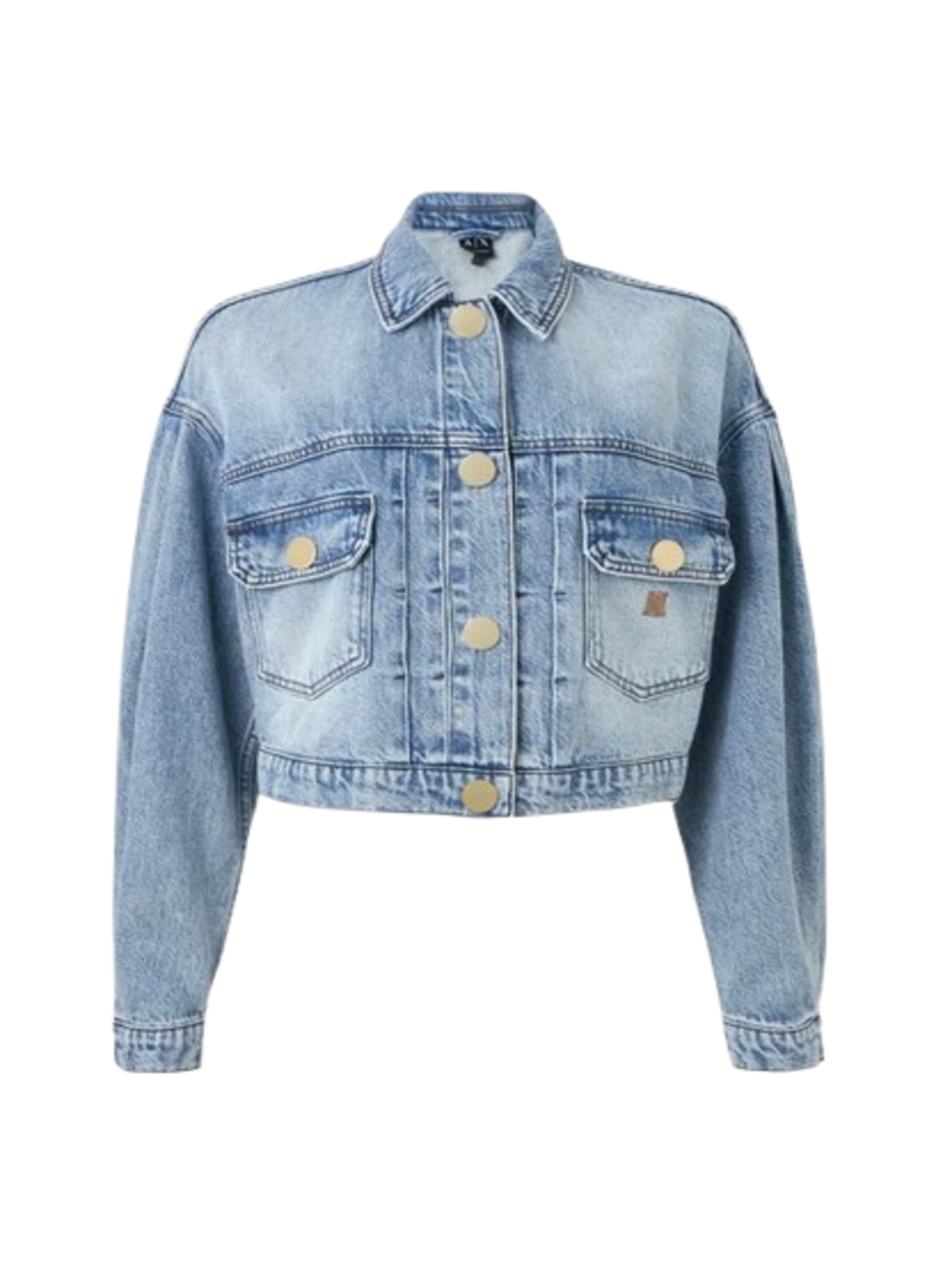 A|X Armani Exchange Giubbino Donna Mod. XW002260 AF21338 MB001 Denim Blu