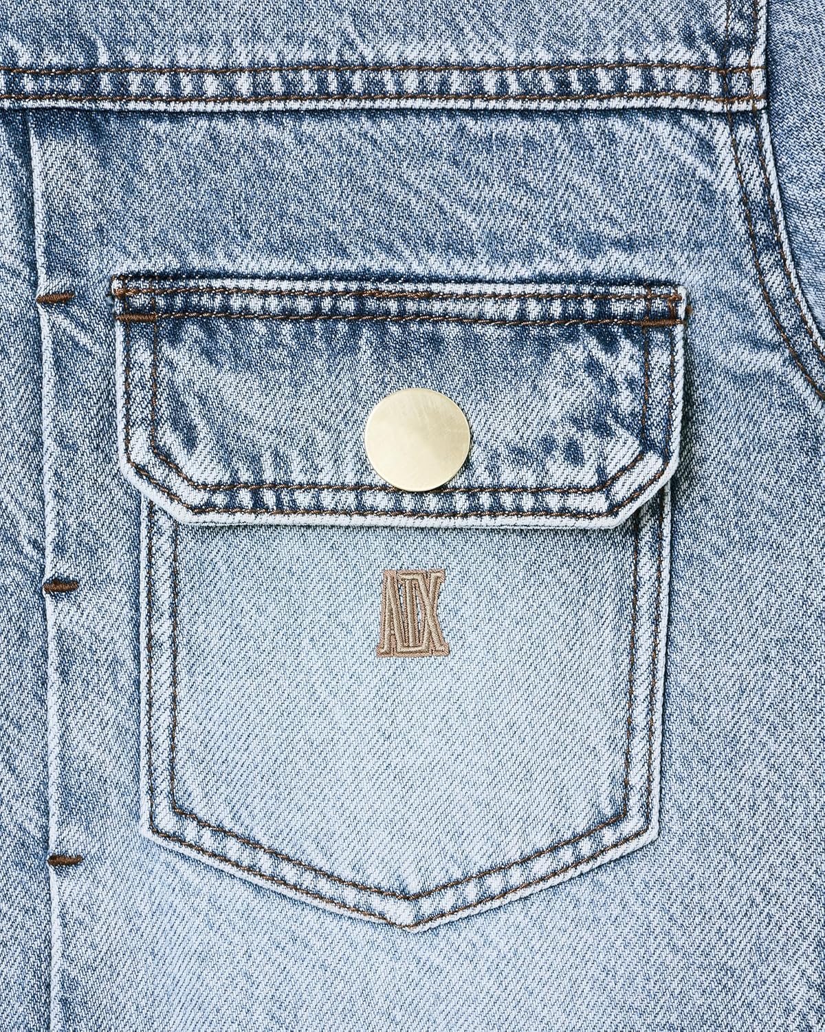 A|X Armani Exchange Giubbino Donna Mod. XW002260 AF21338 MB001 Denim Blu
