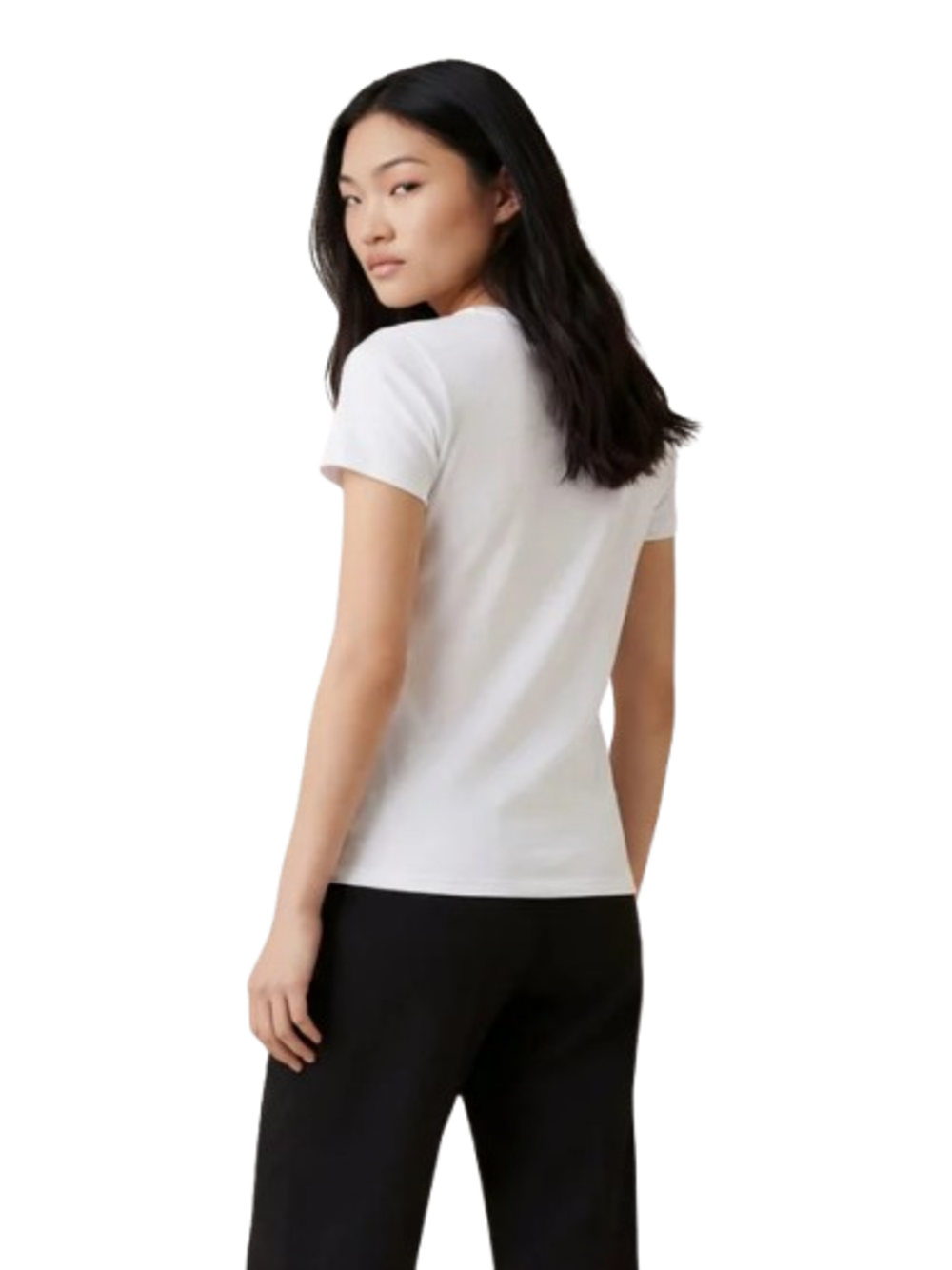 A|X Armani Exchange T-shirt Donna Mod. XW002327 AF10358 U0002 Bianco