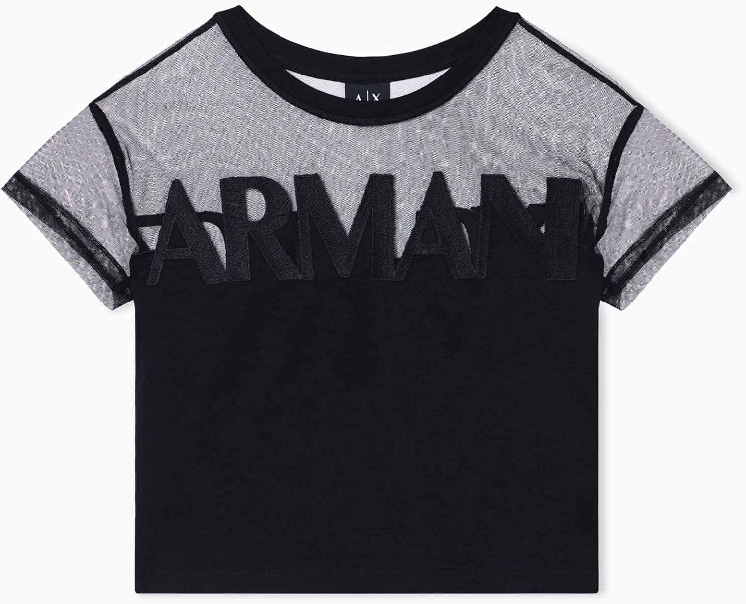 A|X Armani Exchange T-shirt Donna Mod. XW002332 AF10356 UC001 Nero