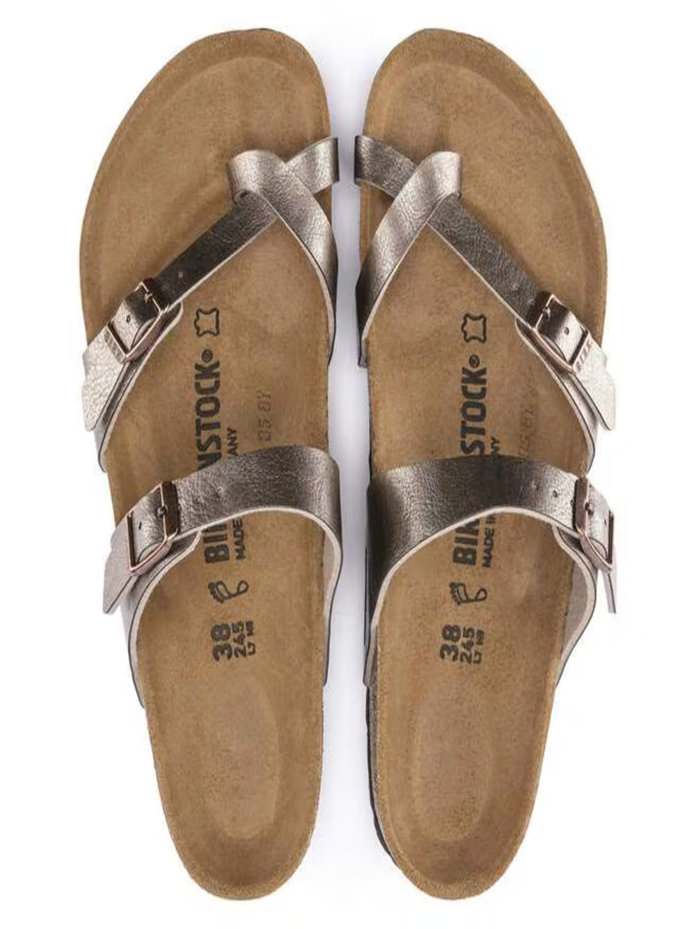 Birkenstock Ciabatta Donna Mod. 1016408 MAYARI TAUPE TAUPE Marrone