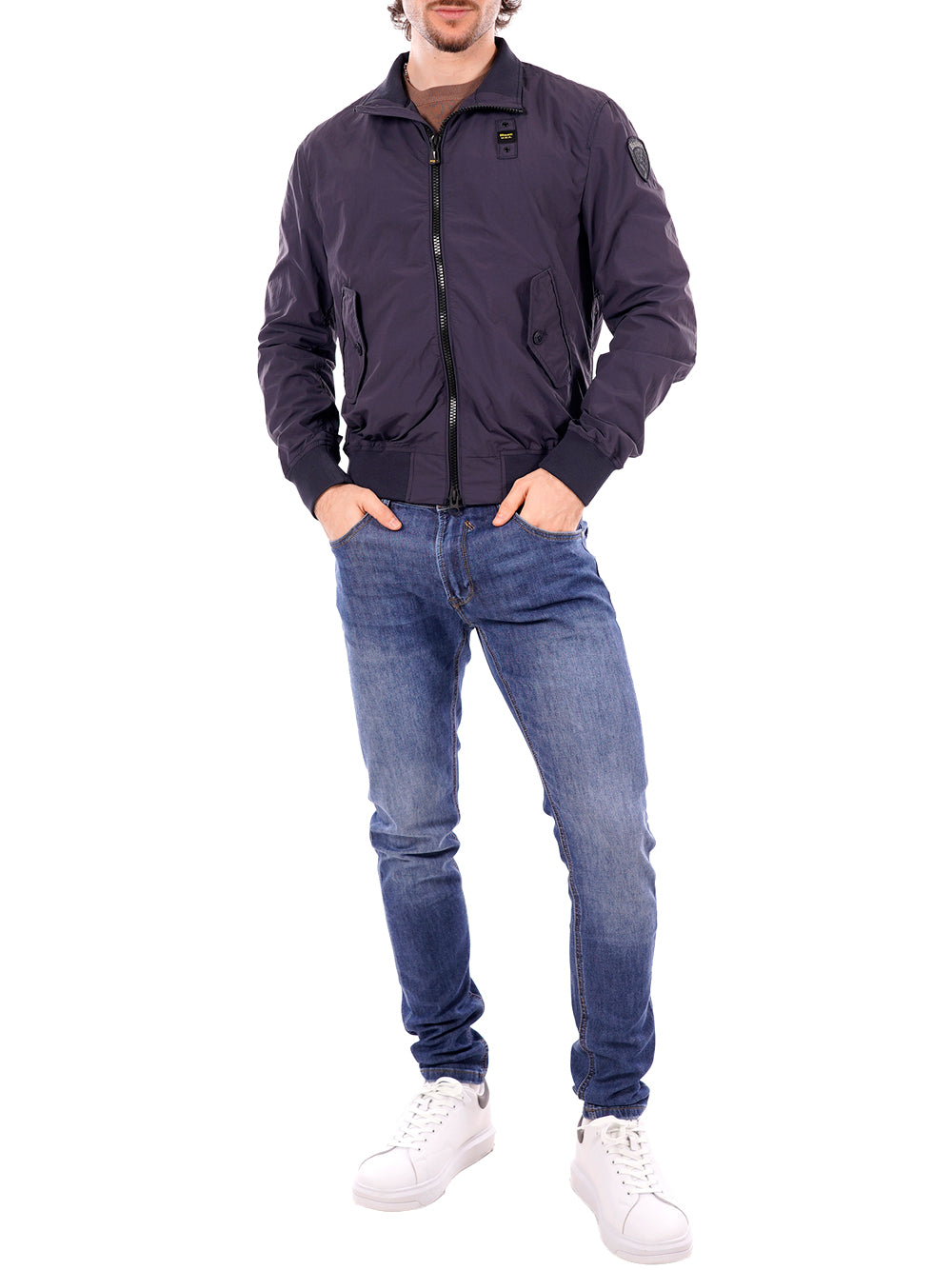 Blauer Giubbotto corto Uomo Mod. BLUC04201 7124 888 Blu