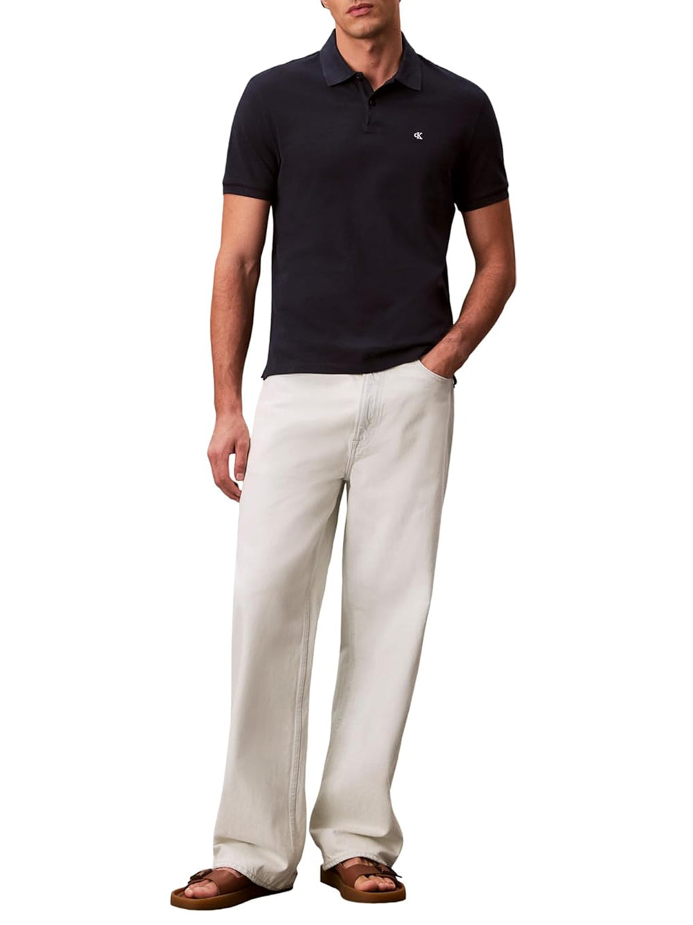 Calvin Klein Calvin Klein Jeans Polo Uomo Mod. LV040EM269 CEF Blu