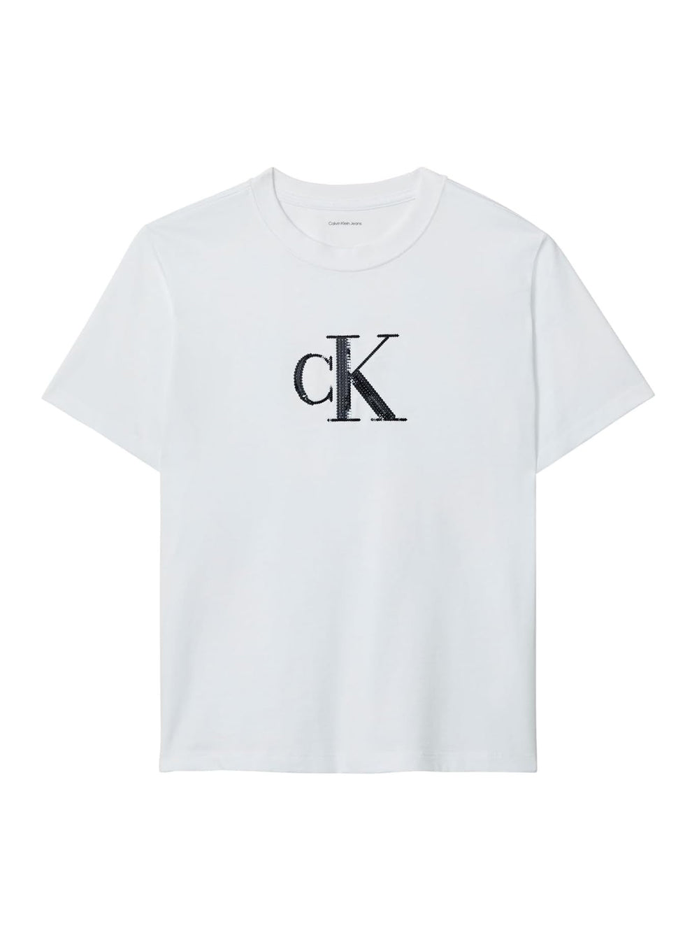 Calvin Klein Calvin Klein Jeans T-shirt Donna Mod. LV044E215G YAA Bianco