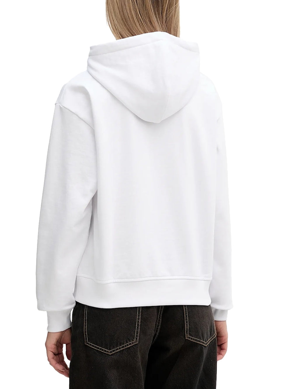 Calvin Klein Calvin Klein Jeans Felpa cappuccio Donna Mod. LV047E221G YAA BIANCA Bianco