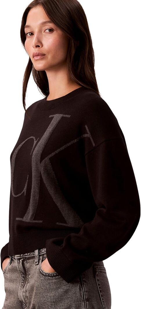 Calvin Klein Calvin Klein Jeans Maglia Donna Mod. LV047E304G UB1 Nero