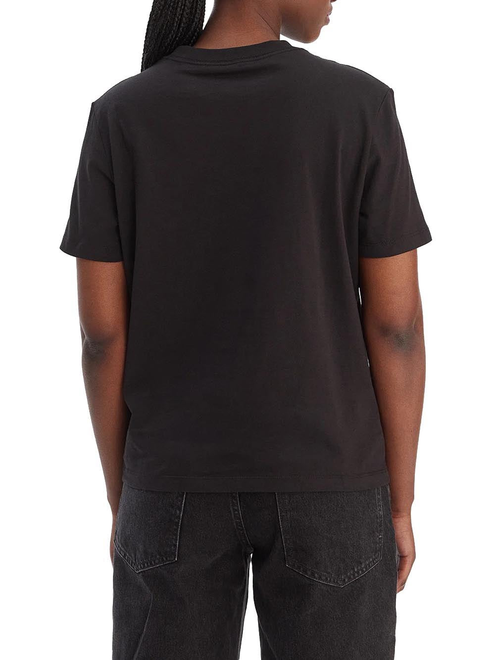 Calvin Klein Calvin Klein Jeans T-shirt Donna Mod. LV047E809G UB1 Nero